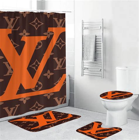 louis vuitton replica shower curtain|louis vuitton bathroom set sale.